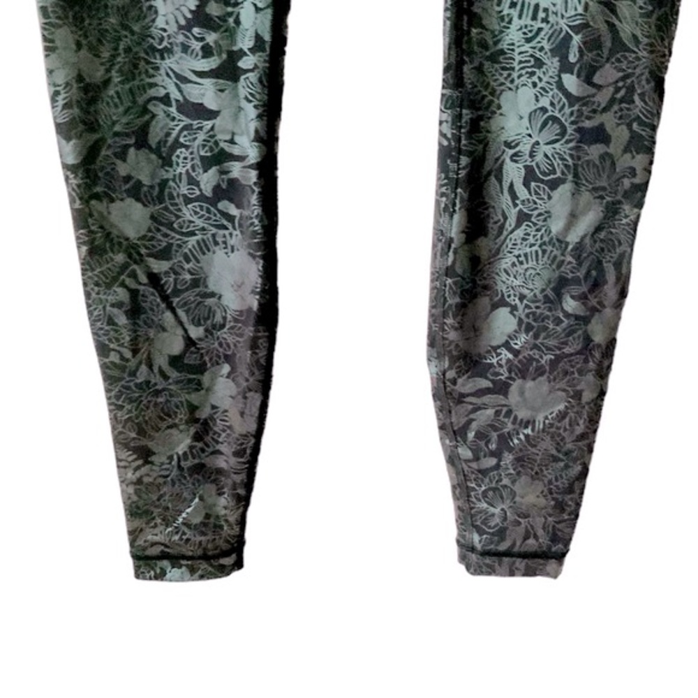 LULULEMON Leggings Wunder Train HR Tight 28” Foil Flourish Black Iridescent 8 - Picture 6 of 12